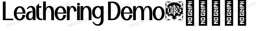 Leathering Demo字体转换